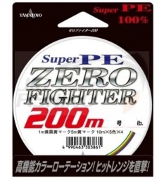 Шнур Yamatoyo Super PE Zero Fighter PEx4 200m #0.6 0.128mm 4kg