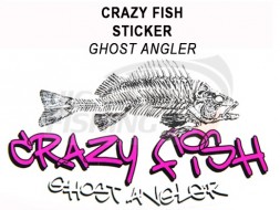 Наклейка Crazy Fish Ghost Angler