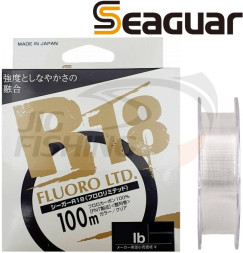 Флюорокарбон Kureha Seaguar R18 Fluoro LTD 100m #0.5 0.117mm 0.9kg