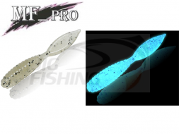 Мягкие приманки MF Pro Spade Tail 1.5&quot; #Phosphorus Blue