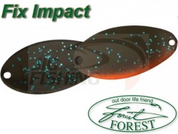 Колеблющаяся блесна Forest Fix Impact 2.5gr #15